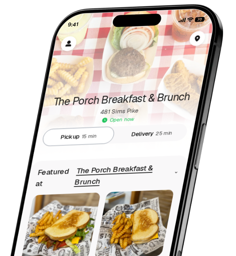 The Porch Breakfast & Brunch app preview