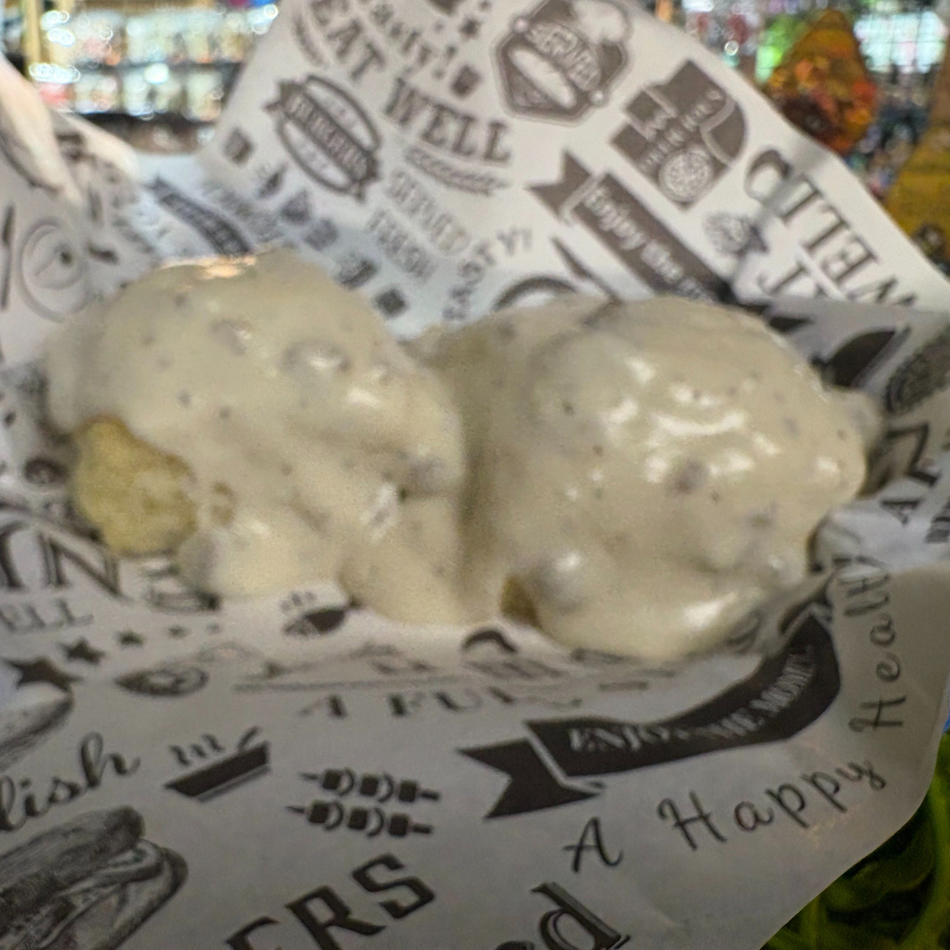 Sausage Gravy n Biscuit.