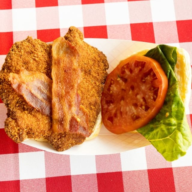 Spicy Deluxe Chicken Sandwich.