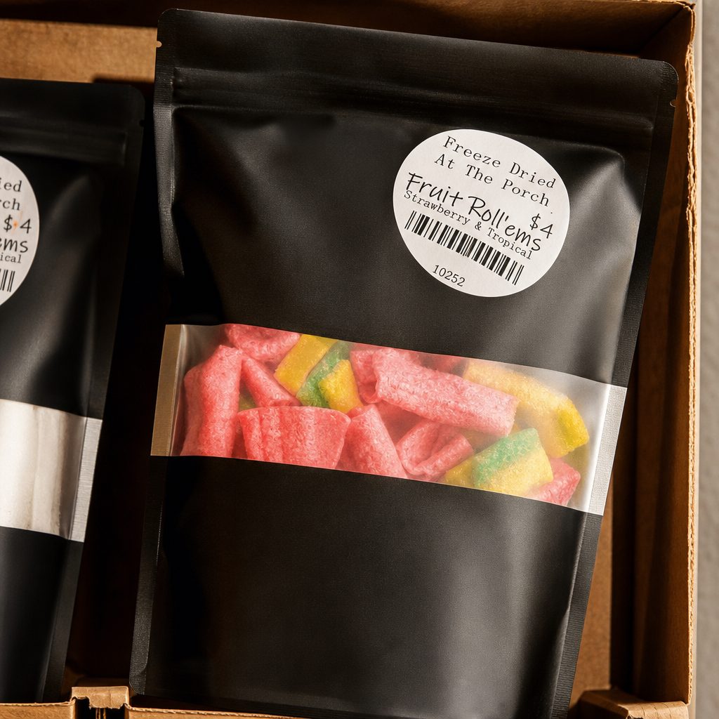 FD fruit roll’ems.