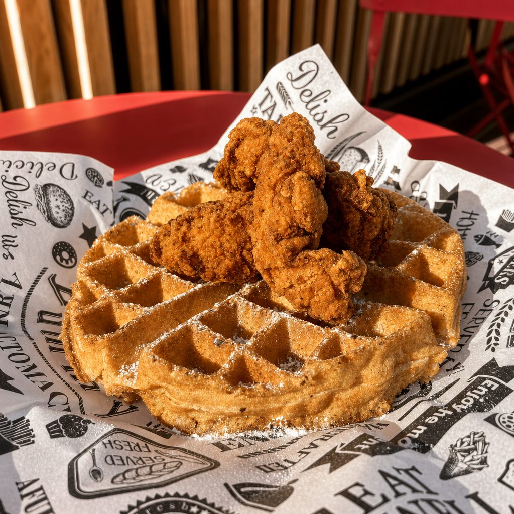 Chicken & Waffle.