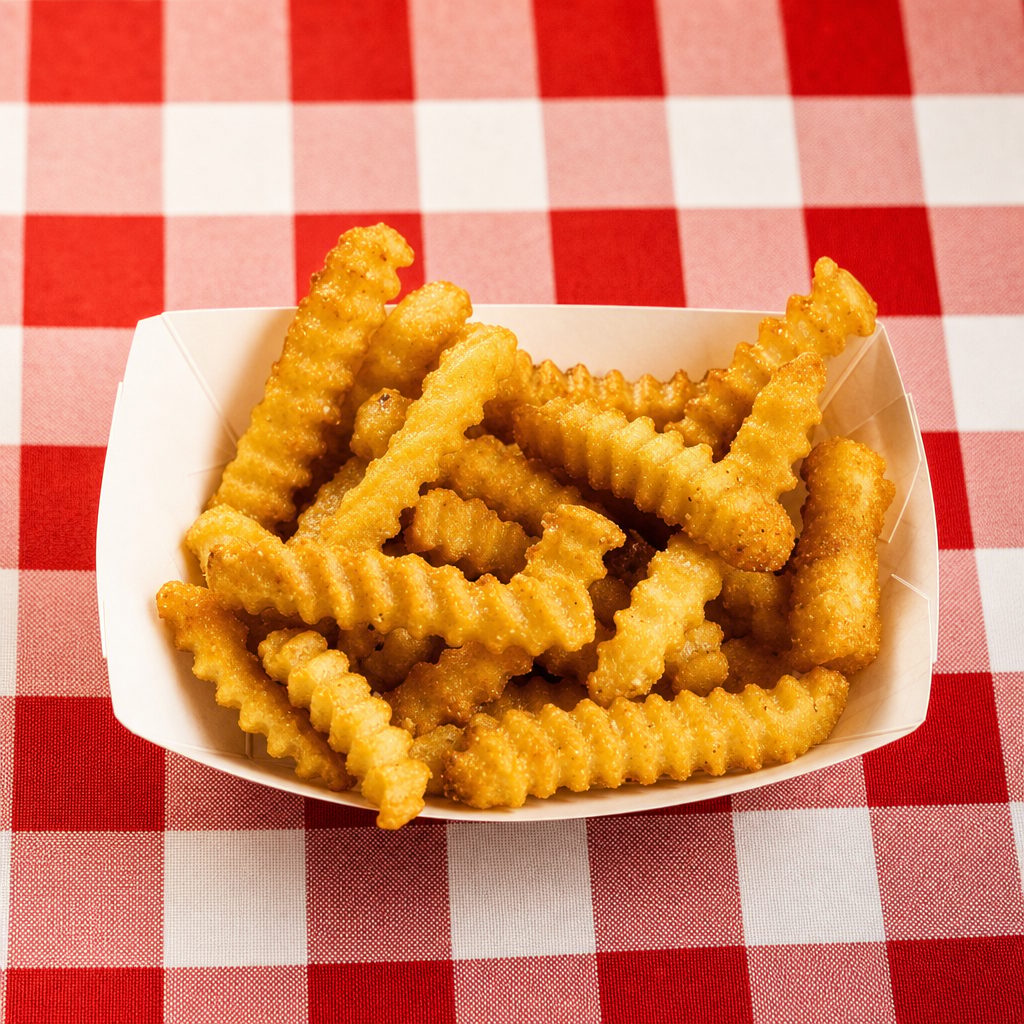 Crinkle Cut Fries.