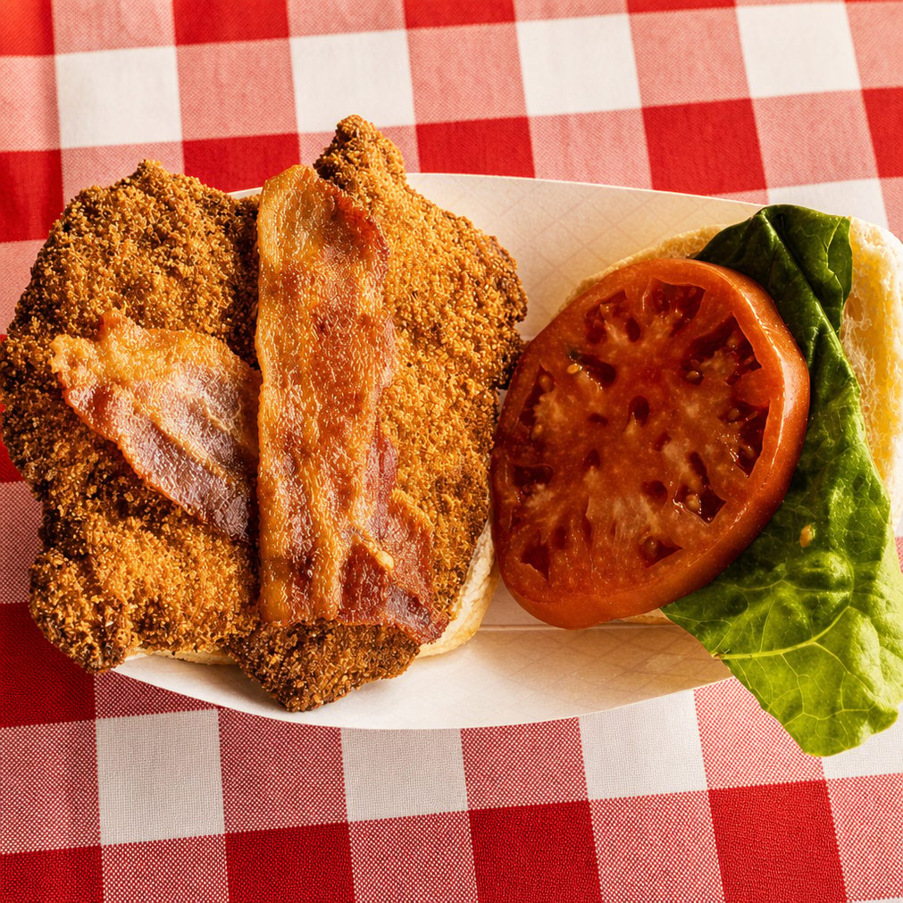 Spicy Deluxe Chicken Sandwich.