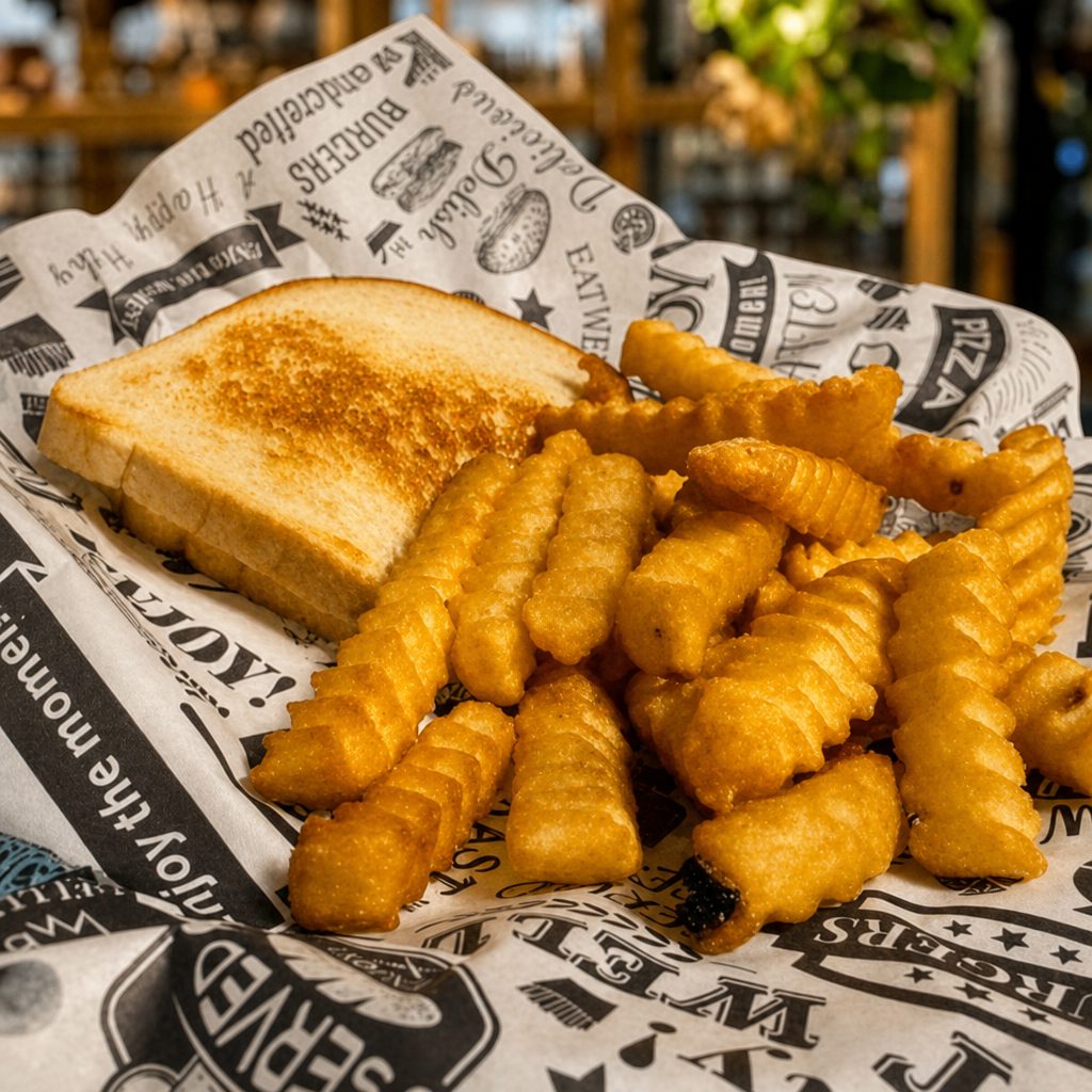 Kids Grilled Cheese & Fries.